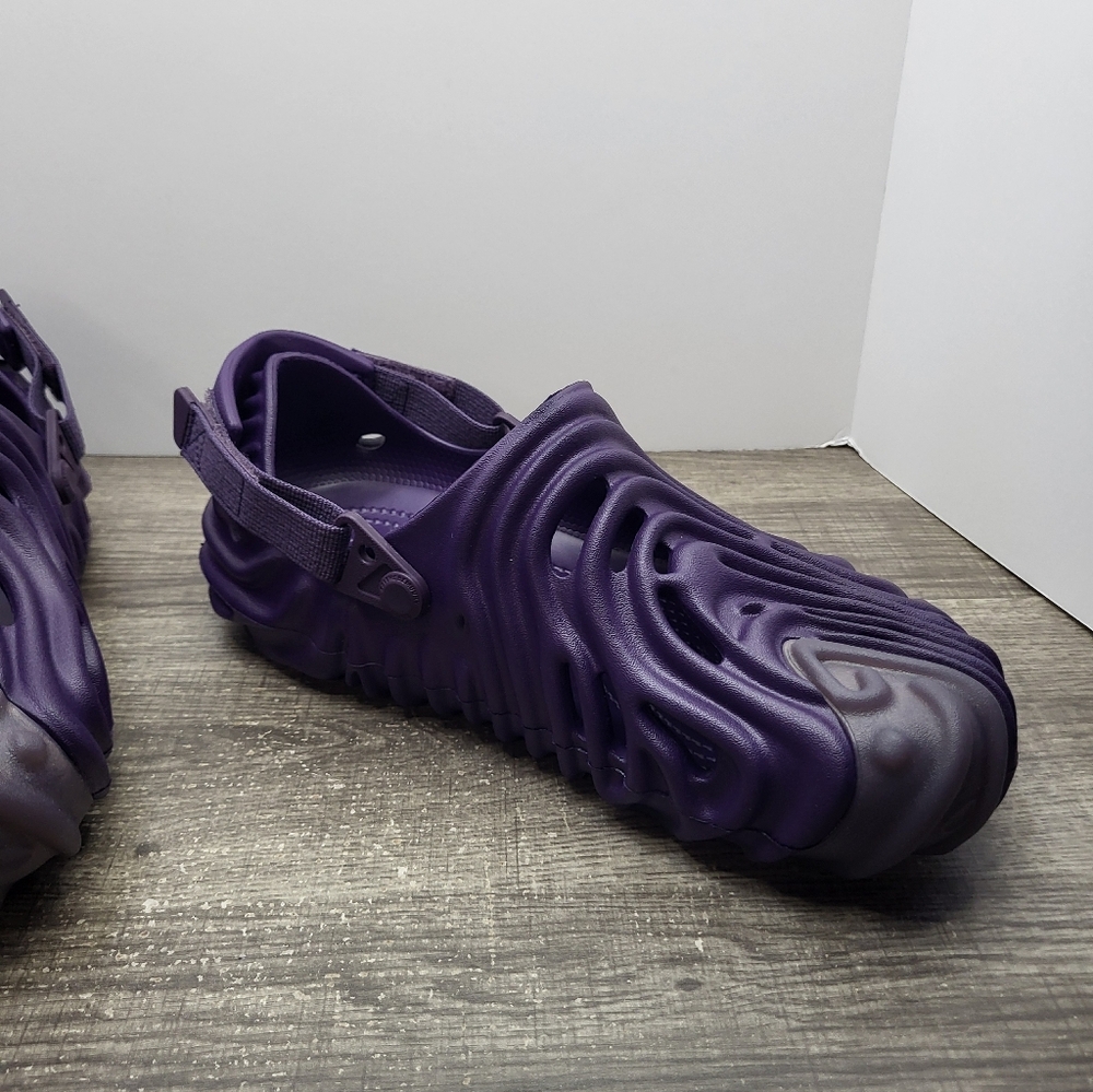 Crocs x Salehe Bembury Pollex Clog Purple 207393-5BC Men’s Size 10 New - Picture 3 of 8